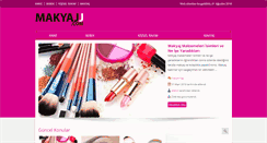 Desktop Screenshot of makyajj.com