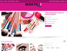 Tablet Screenshot of makyajj.com